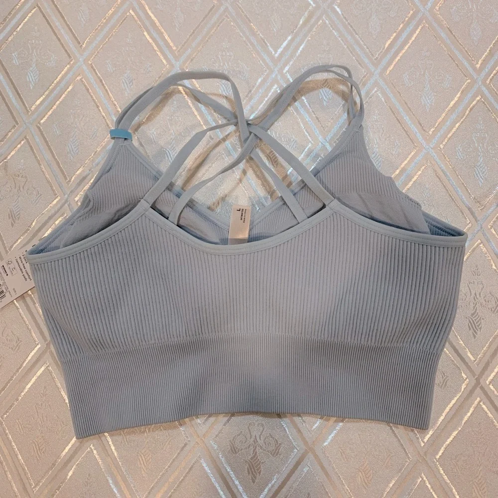 Kohl's Light Blue Ribbed Bralette (only one for sale)